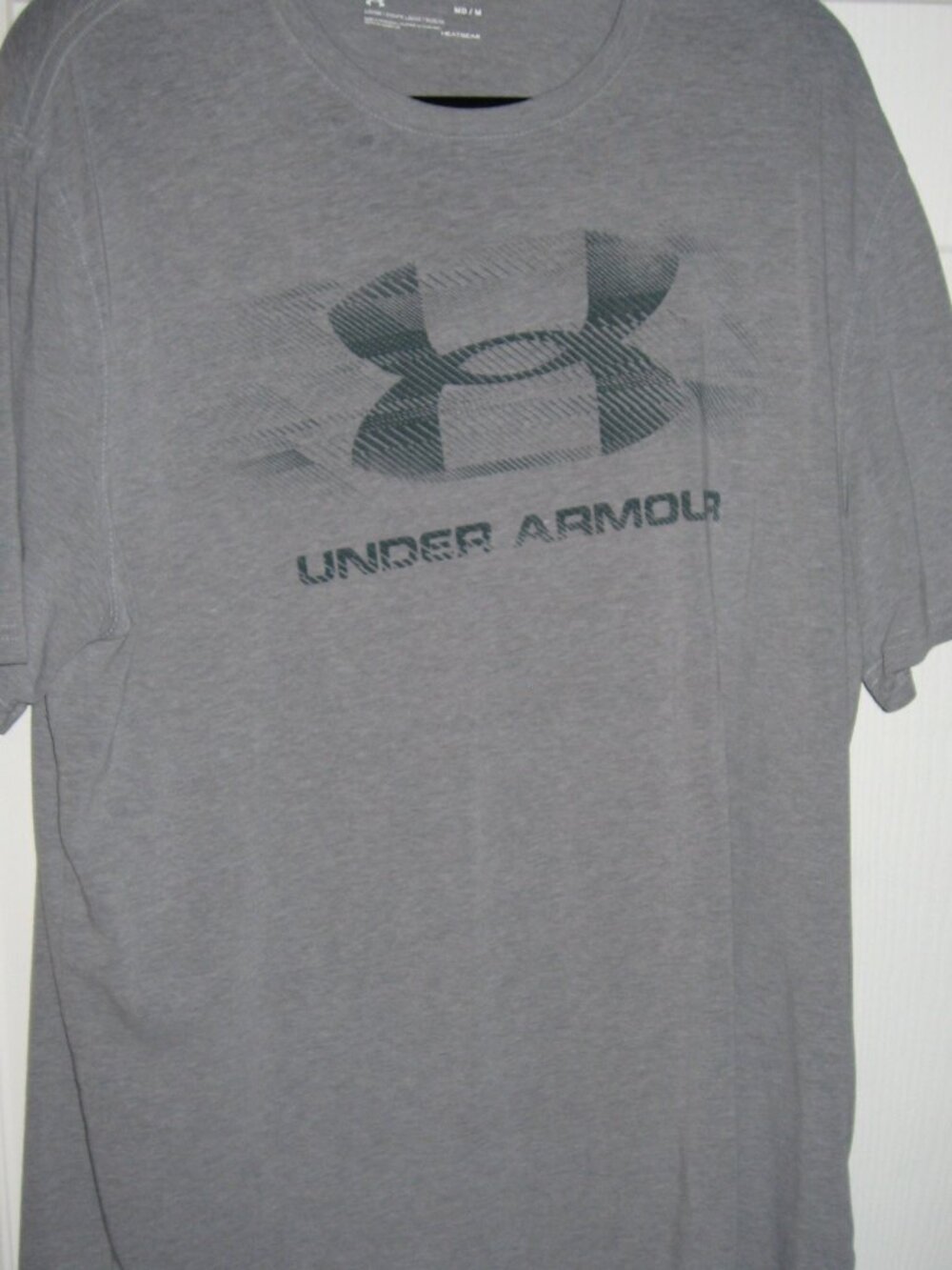 Under Armour HeatGear Gray Graphic T-Shirt MD